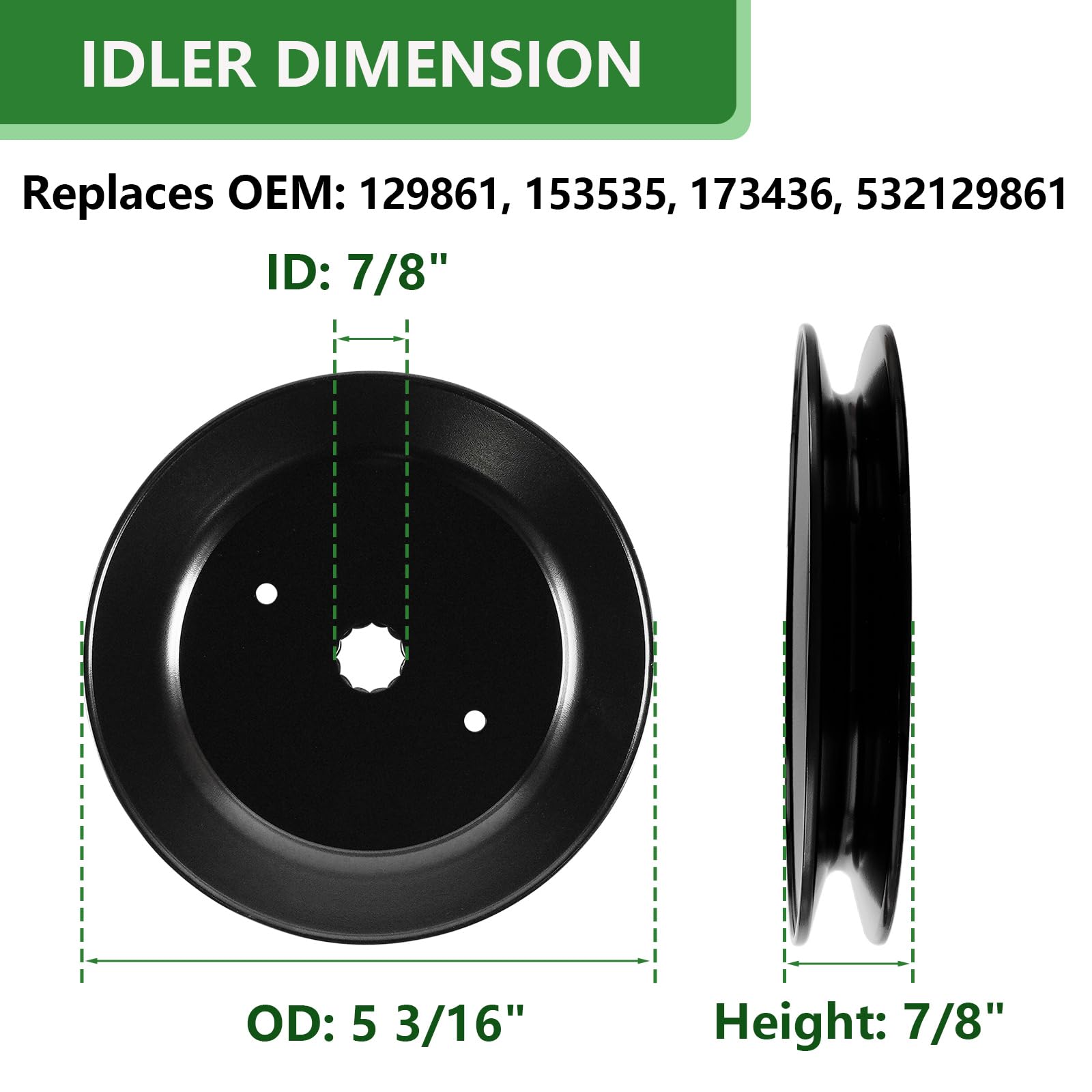 Amazon.com : JYLEYJ 130794 128774 Spindle with 153535 Pulley for